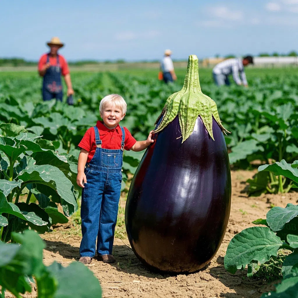 Giant Purple Eggplant Seeds 🍆🌟