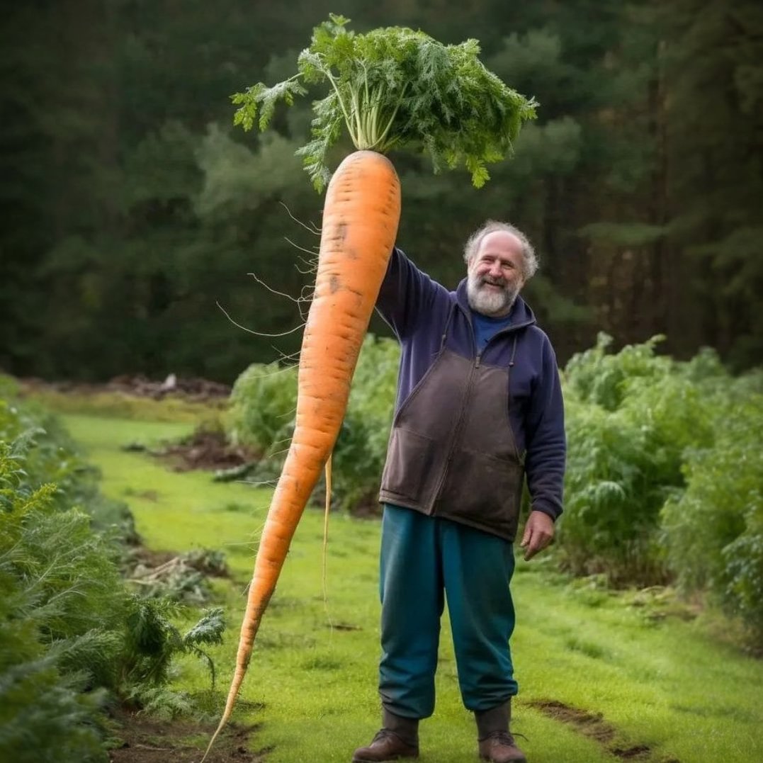 🔥 Organic giant fruits and vegetables