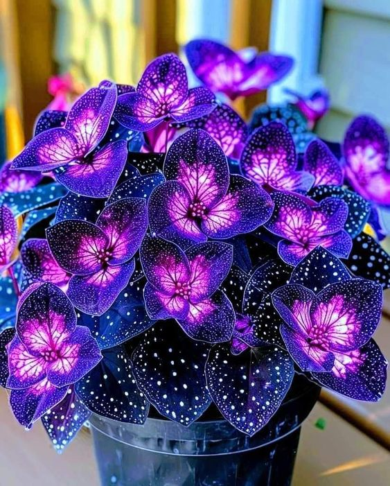 Begonia Rex 'Cosmic Purple'