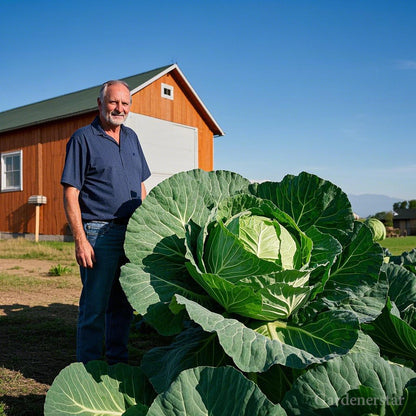 Giant Cabbage Seeds, First Place in Cabbage Contest🥬🥇