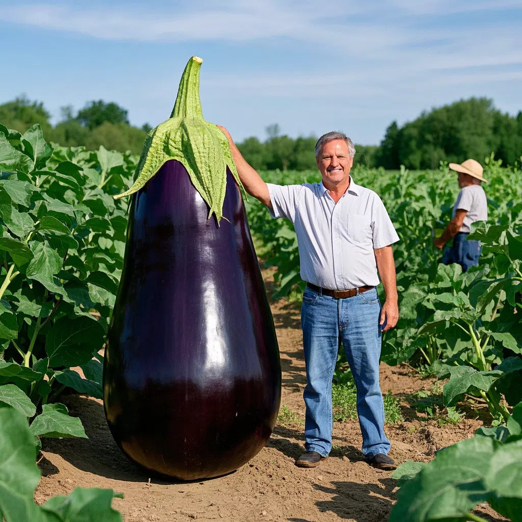 Giant Purple Eggplant Seeds 🍆🌟