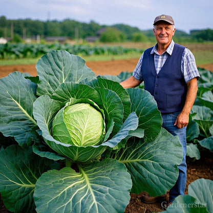 Giant Cabbage Seeds, First Place in Cabbage Contest🥬🥇