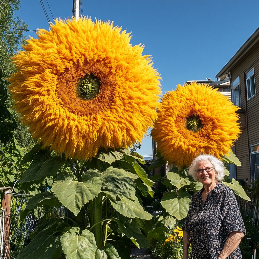 Giant Teddy Bear Sunflower Seeds