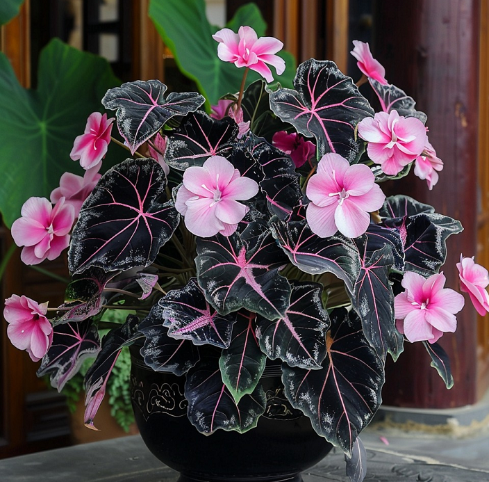 Begonia And Alocasia Mix 🌸🌿