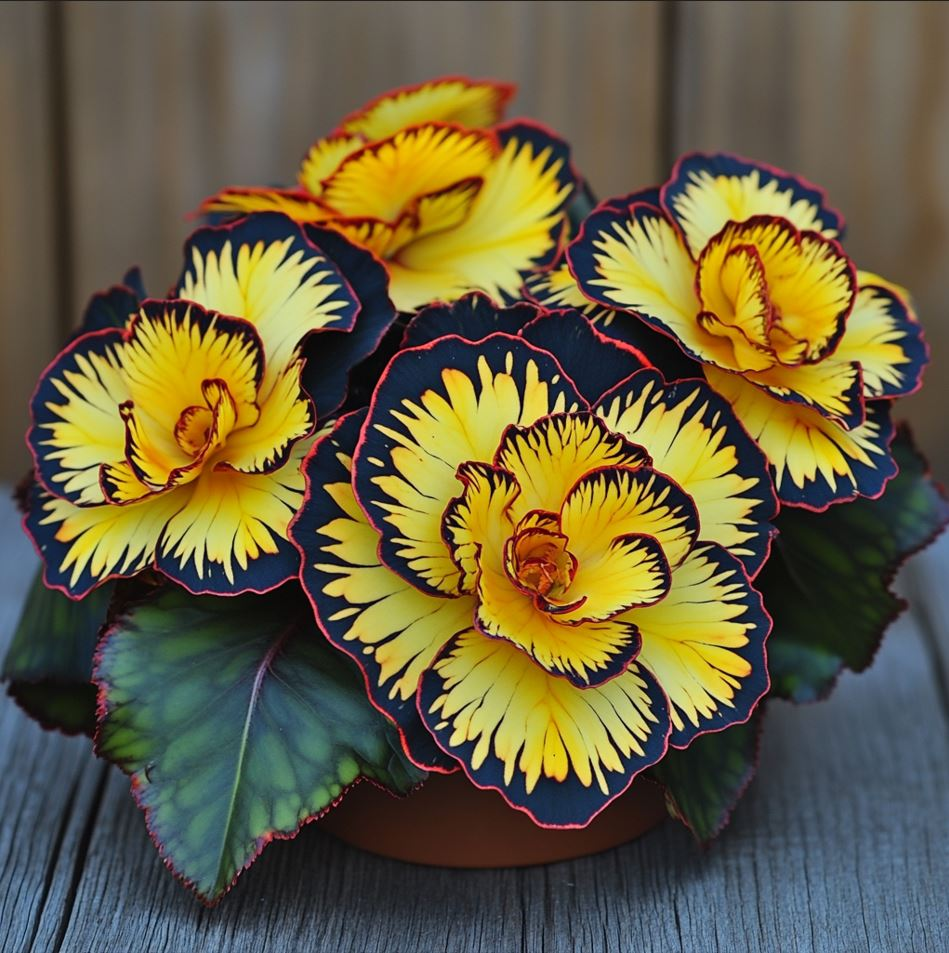 Begonia Rex 'Golden Sunburst'