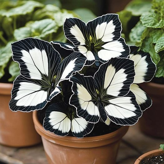 Black and White Butterfly Begonia🦋