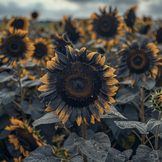 Black Heart Sunflower Seeds