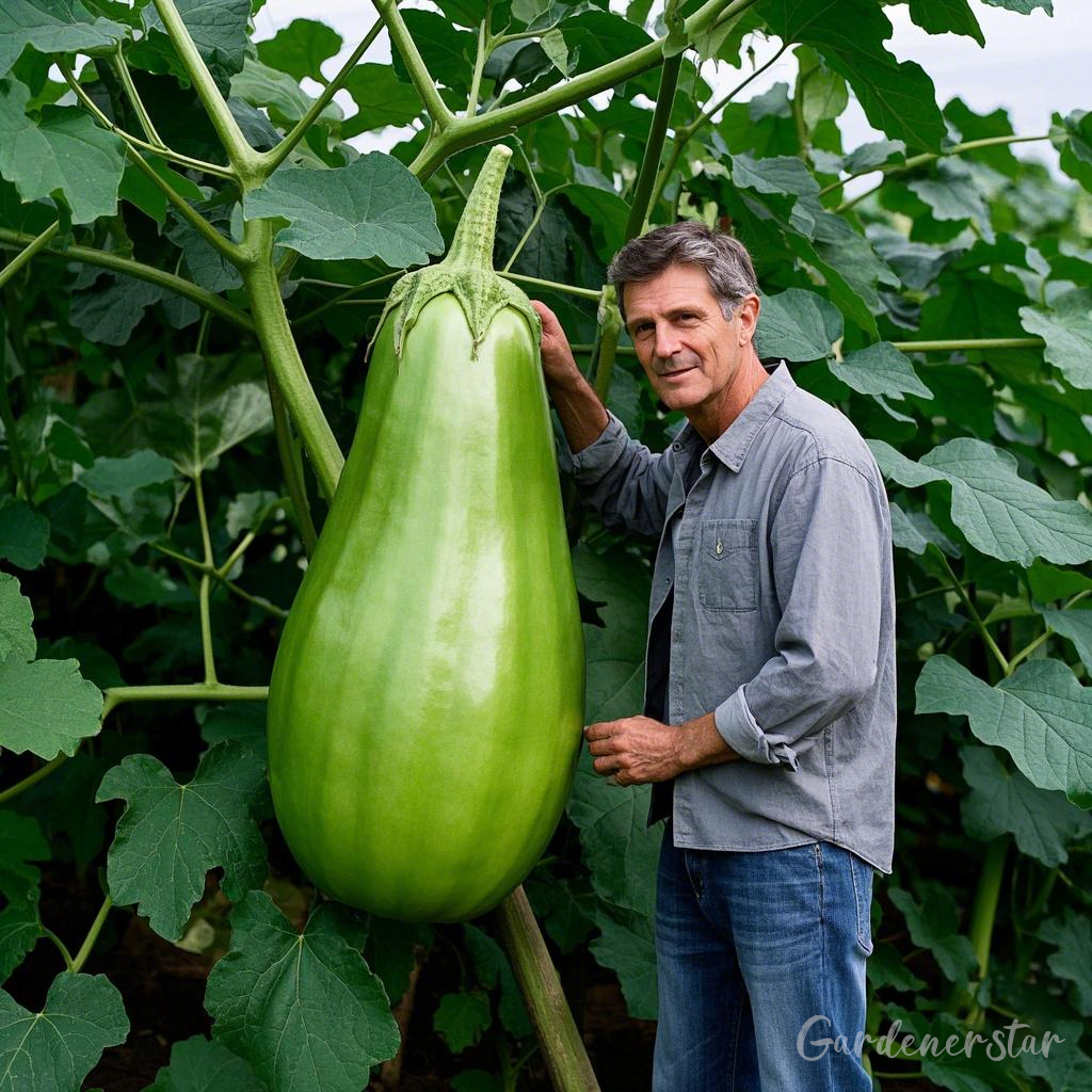 Giant Green Eggplant Seeds 🍆💚